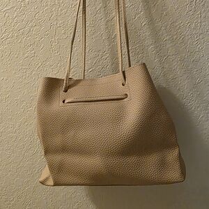 8 Other Reasons Textured Tan Shoulder Bag